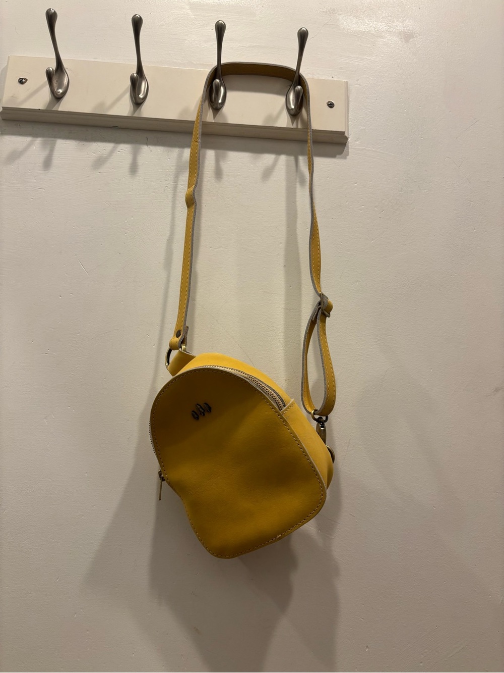 Portland Leather Mustard Yellow Crossbody Bag